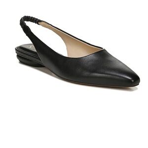 Franco Sarto Black Slingback Flats 7.5